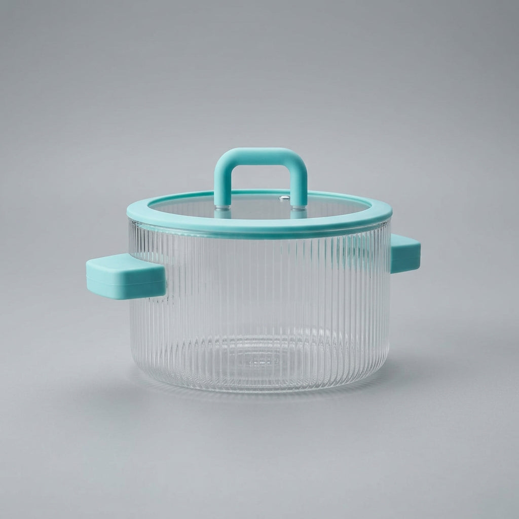 Heat-Resistant Borosilicate Glass Cooking Pot