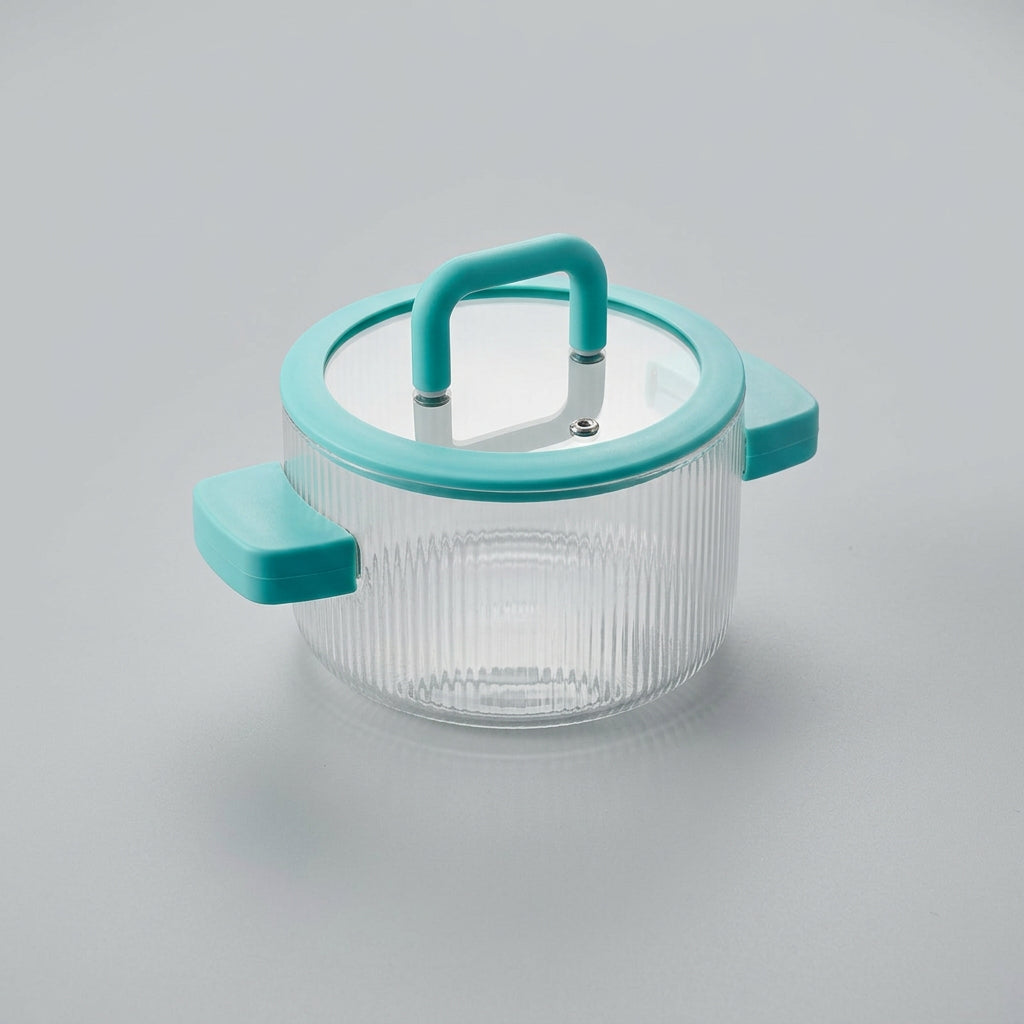 Heat-Resistant Borosilicate Glass Cooking Pot
