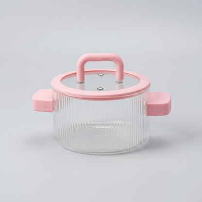 Heat-Resistant Borosilicate Glass Cooking Pot