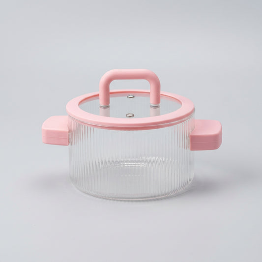 Heat-Resistant Borosilicate Glass Cooking Pot