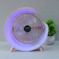 Rechargeable Fan With Colorful Light