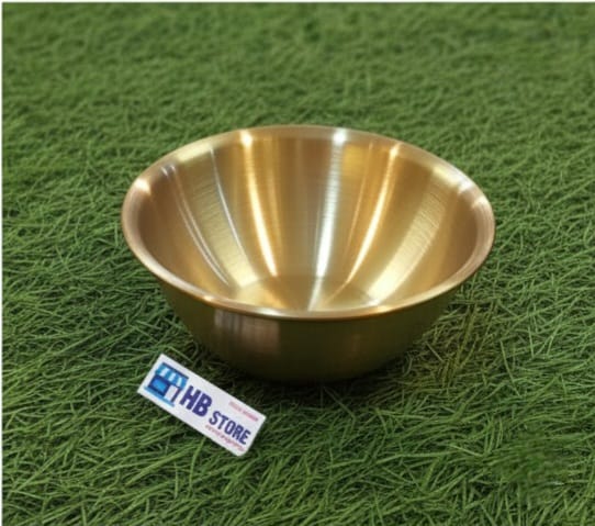 Artisan Hand-Brushed Brass Nesting Bowls