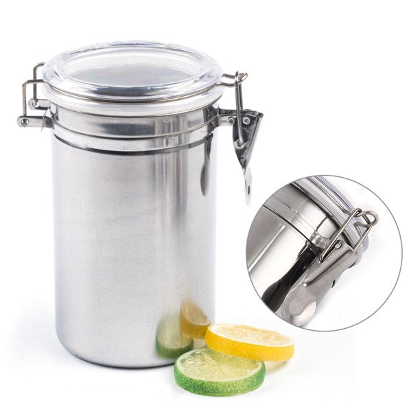 Stainless Steel Airtight Jar Set - 4pcs