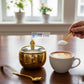 Luxury Golden Steel Sugar Pot