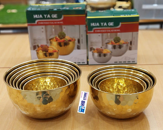 Luxury Gold Serving Bowl Sets (Available in 5pcs & 7pcs)