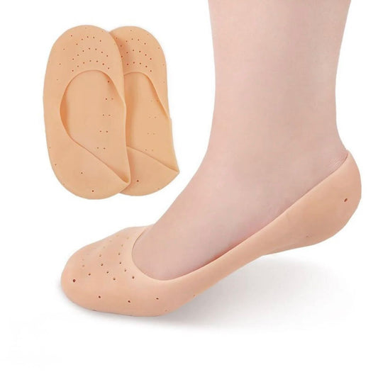 Silicone Gel Moisturizing Heel and Foot Protector Socks