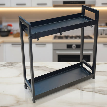 2-Tier & 3-Tier Metal Countertop Organizer Set