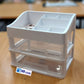 Transparent Plastic two Layer Cosmetic Storage Box