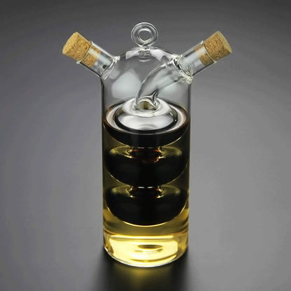 2 in 1 Glass Oil & Vinegar Bottle