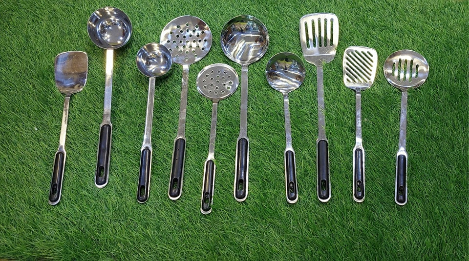 High Quality Steel Cooking Spoons – HBStore