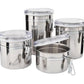 4pcs Steel Airtight Jar Set