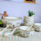 14pcs Double Glazed Melamine Serving Set