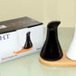 Ceramic Salt & Pepper Set With Wooden Base