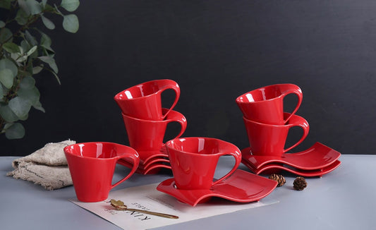 Ceramic Cup Saucer Complete Set