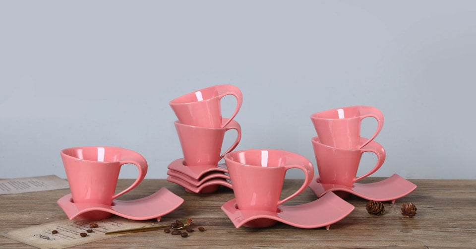 Ceramic Cup Saucer Complete Set