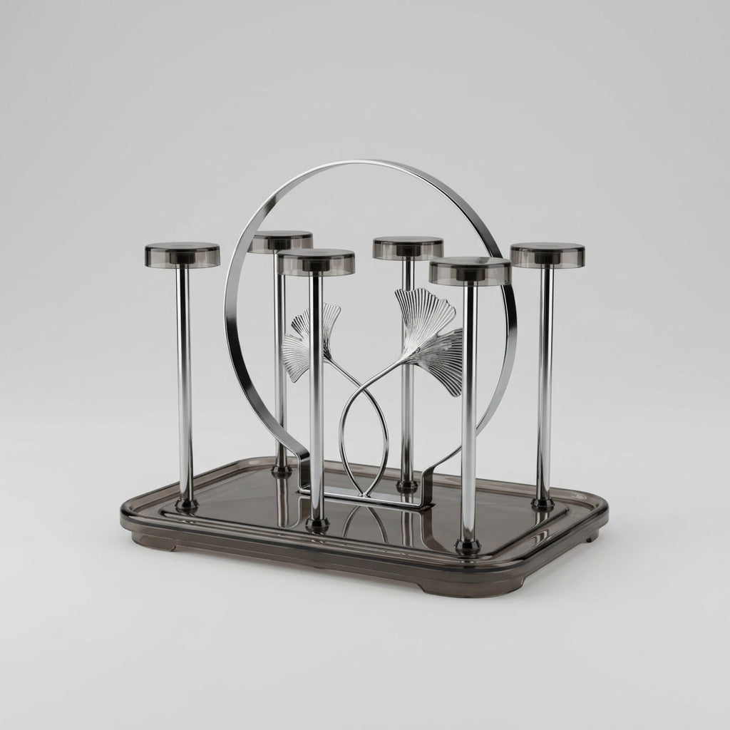 Aurum & Argentum Luxury Glass Drying Rack Set