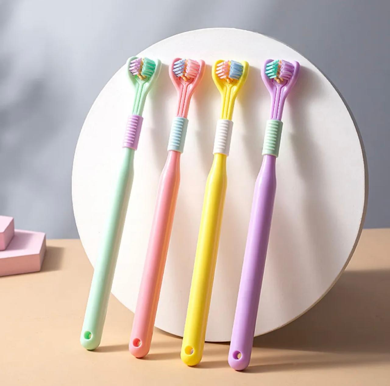 3-Sided Soft Bristle Toothbrush