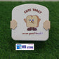 Cute Toast Kids Plastic Lunch Box