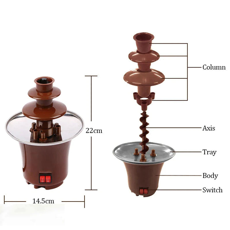 3 Tier Chocolate Fountain Machine