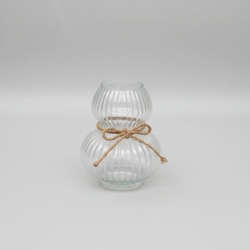 Clear & Colored Glass Vase Collection