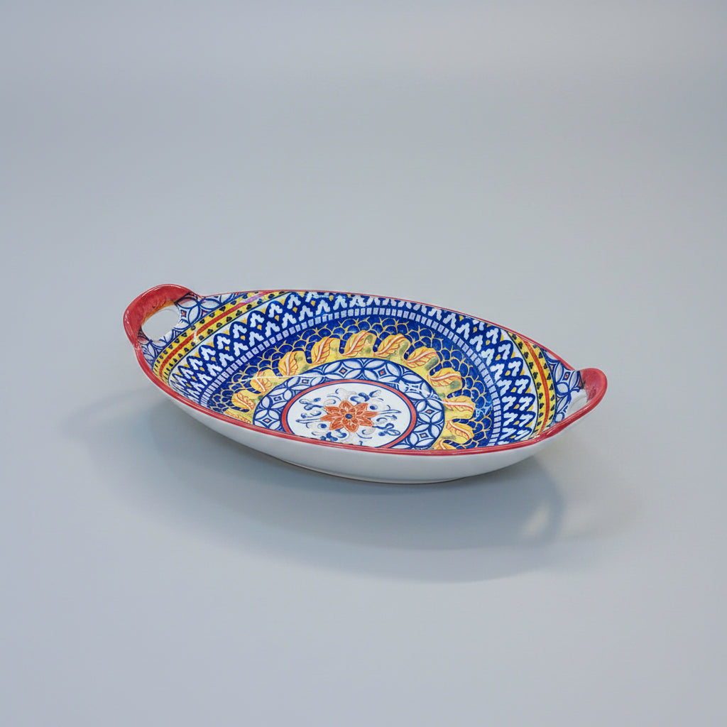 Bohemian Mandala Pattern Serving Plates and Bowls