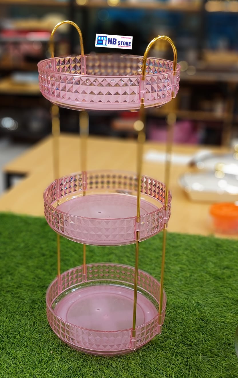 Multi-Layer Acrylic Storage Stand for Makeup & Skincare