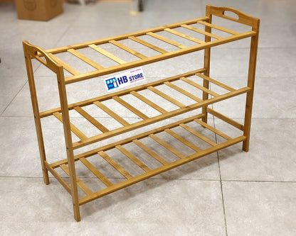 Wooden Shoe Rack Shoes Organizer 3tier/ 4tier
