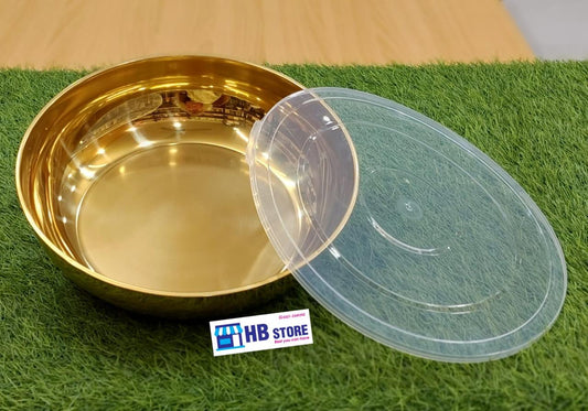 Premium Gold Stainless Steel Serving Bowl with Airtight Lid