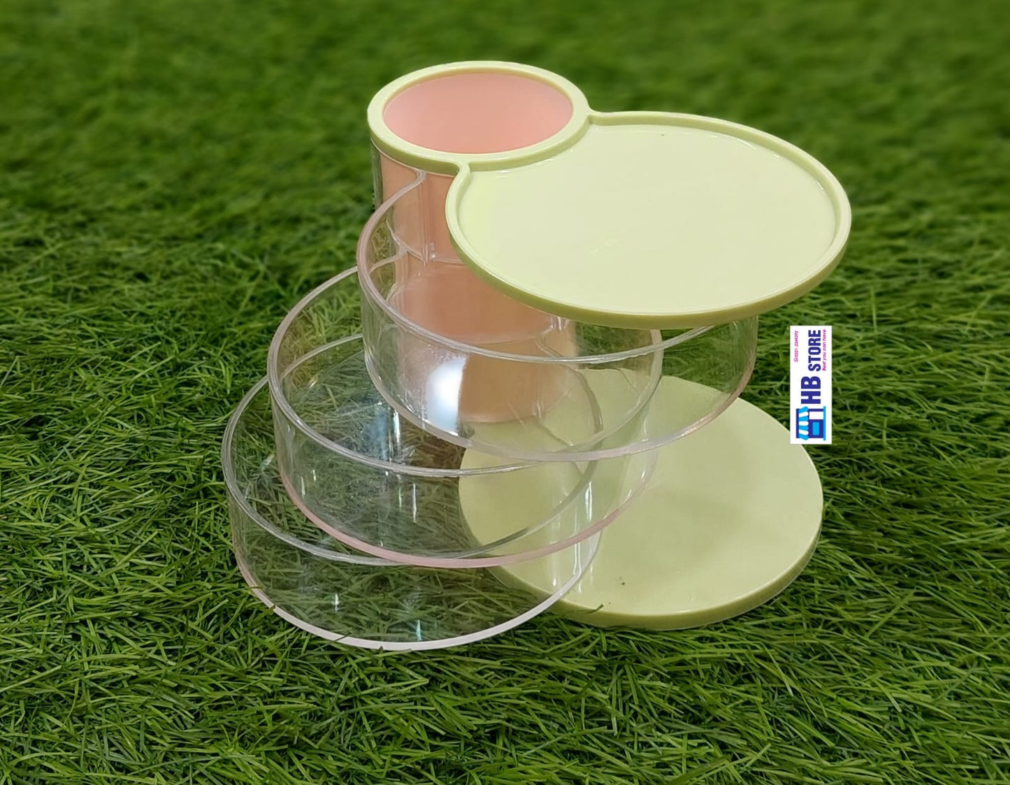 "Acrylic Multi-Layer Storage Organizer"