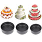 Nonstick Round Cake Mould Set – 3pcs Springform Pans