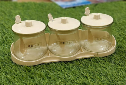 Kitchen Spice Shaker Spice Jars Storage with Lids  Spice Shaker Sugar Salt Spice Seasoning Box Containers