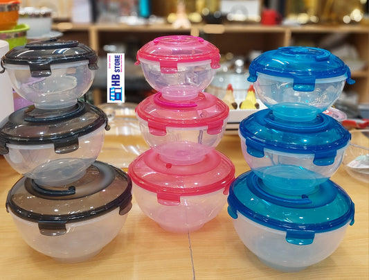 3pcs airtight food storage container