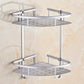 2 Layer Wall Mount Aluminium Corner Rack