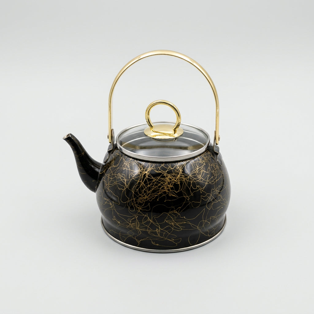 The Marble Tangle Enamel Teapot