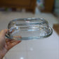 Glass Material Butter Dish