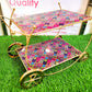 Golden Frame Serving Trolley