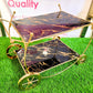 Golden Frame Serving Trolley