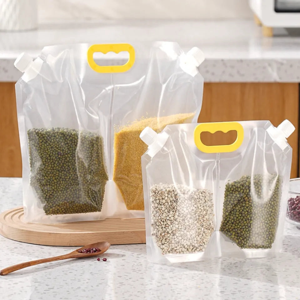 Reusable 2 in 1 Cereal Bag Capacity 3L