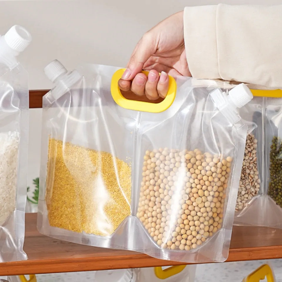 Reusable 2 in 1 Cereal Bag Capacity 3L