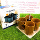 4Pcs Mug Set With Tray