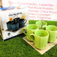 4Pcs Mug Set With Tray