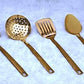 Golden Steel Serving Spoons Different Styles