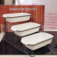 3 Step Ceramic Dish With Metal Stand