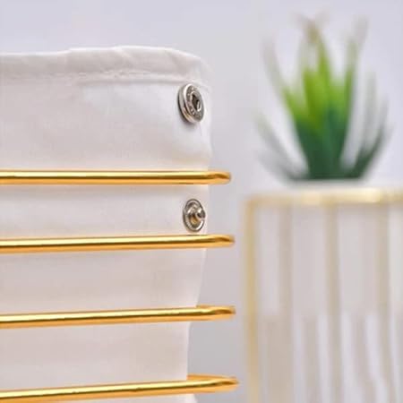 Golden Metal Bread Basket