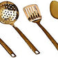 Golden Steel Serving Spoons Different Styles