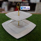 2 Layer Melamine Stand Dish