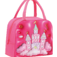3D Cartoon Insulated Lunch Bag – Kids Thermal Tote (Castle, Train, Car, Spaceship, Rainbow)