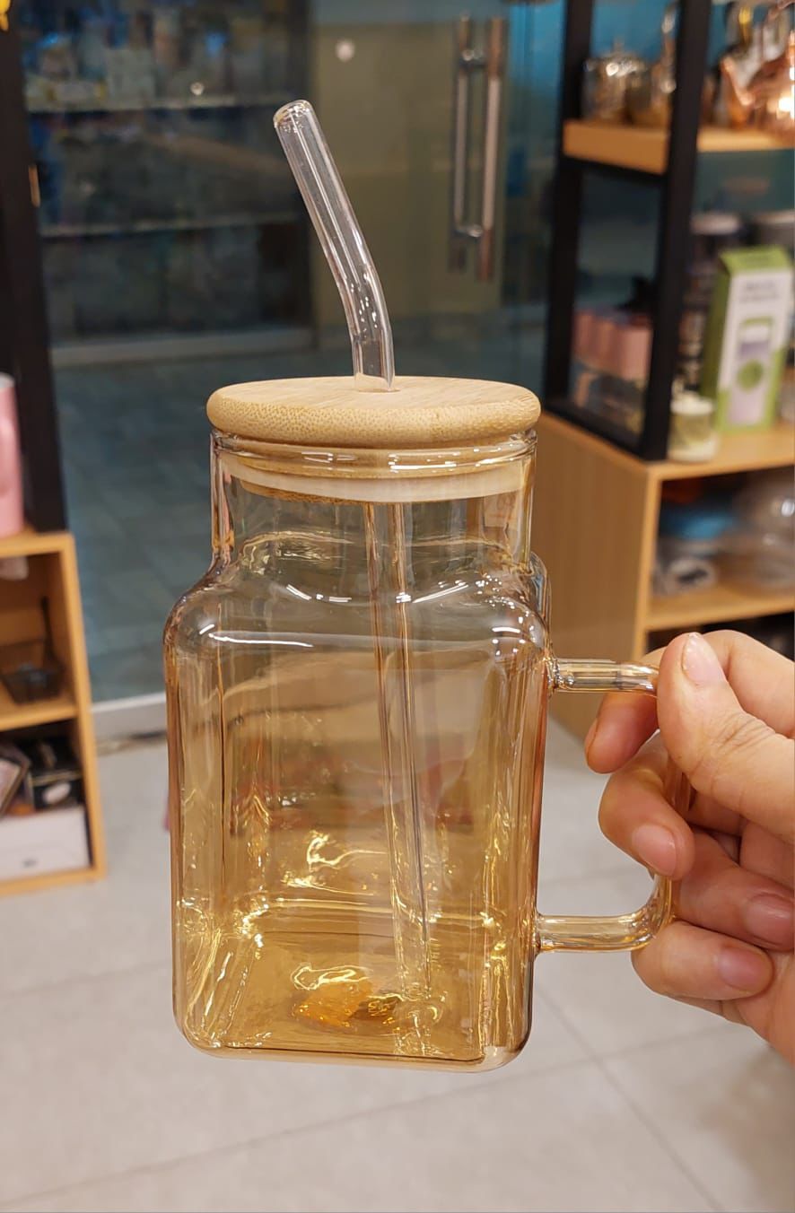Eco-Chic Borosilicate Glass Tumbler