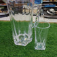 Acrylic Heavy Material Jug Glass Set