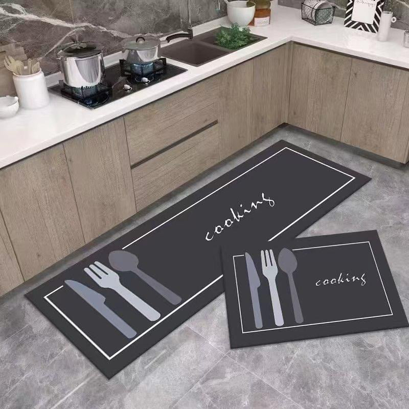 2Pcs Absorbent Kitchen Matt Set